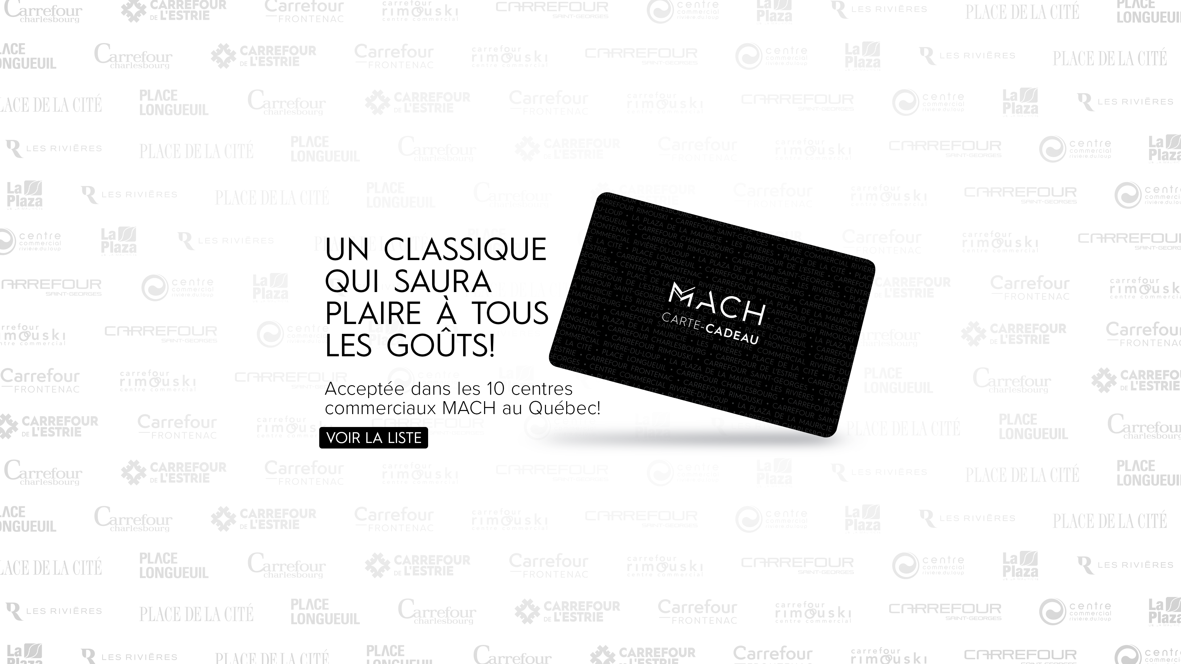 Bannière - MACH Carte Cadeau